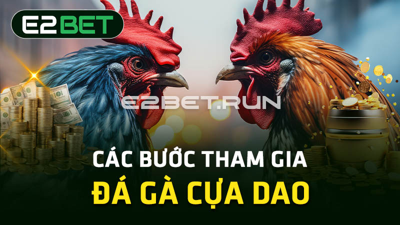 Các bước tham gia đá gà cựa dao 